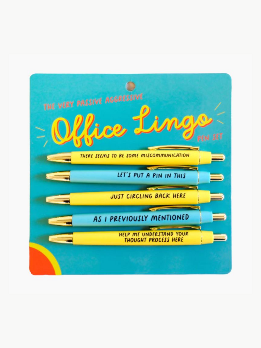 Office Lingo Pen Set