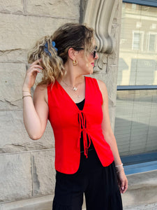 Red Tie Vest