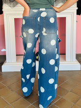 Polka Dot Barrel Jeans