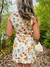 Fall Pumpkin Denim Dress
