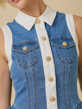 Denim Collared Dress