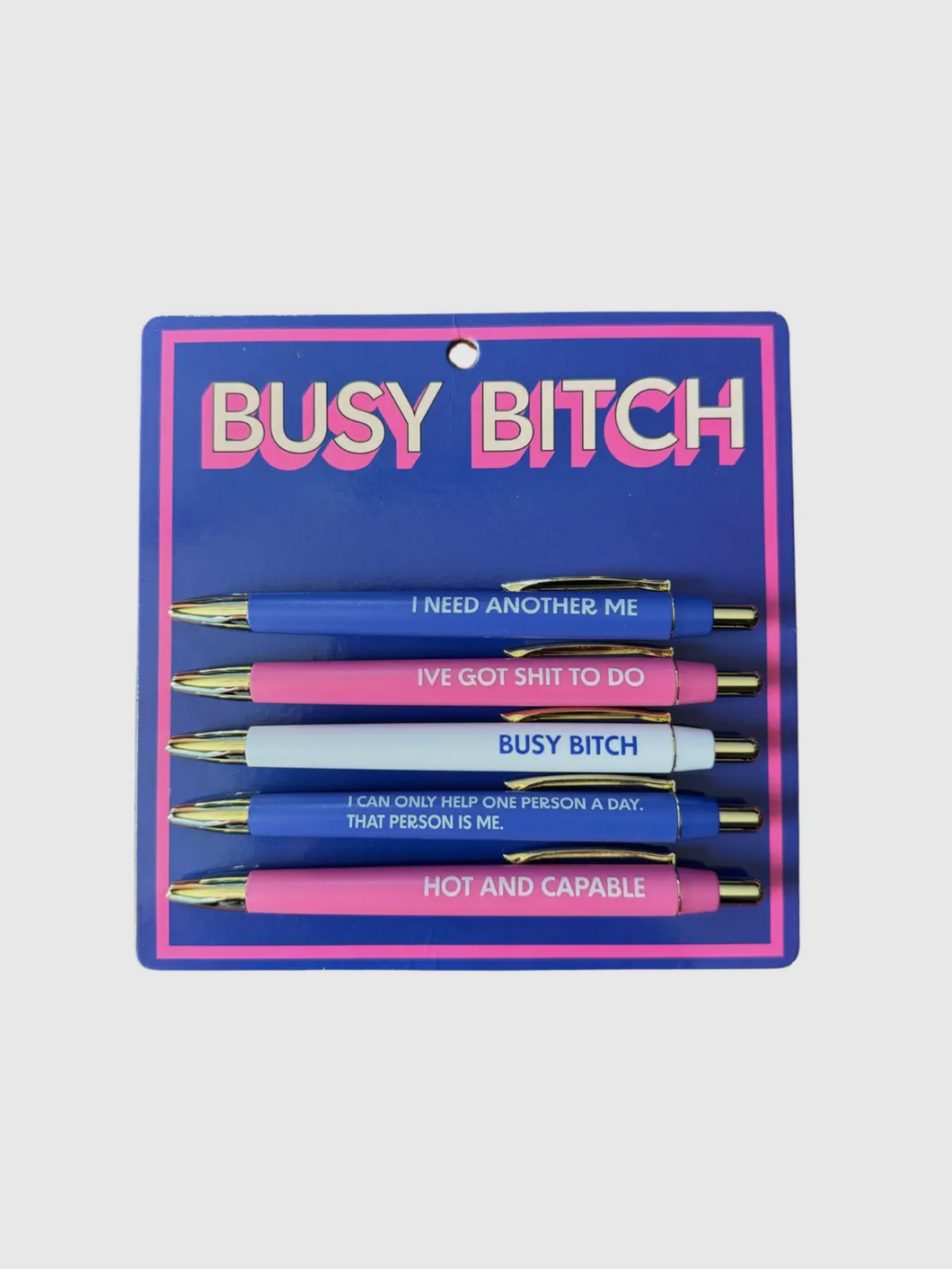 Busy Bitch Pen Set