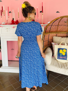 Blue Floral Dress
