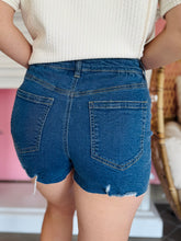 Distressed Denim Shorts