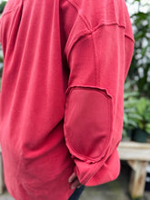 Plus Marsala Button Shacket