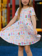 Rainbow Crayon Dress