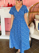 Blue Floral Dress