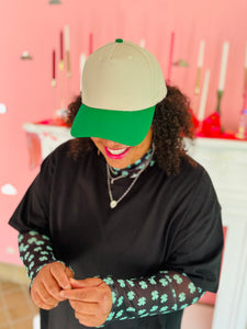 Green Snapback Hat