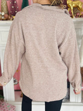 Soft Brown Waffle Shacket