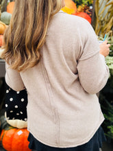 Soft Tan Long Sleeve Top