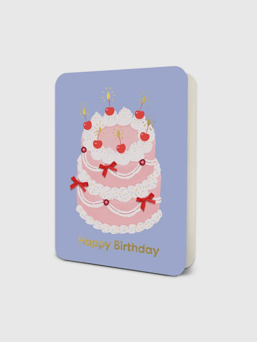 Happy Birthday Cake Card