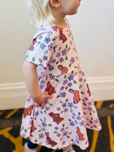 Kids Lavender Bunny Dress