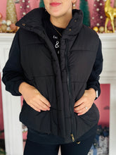 Black Puffer Vest