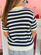 Stripe Starfish Knit Top