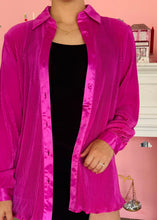 Pink Pleated Long Sleeve Top