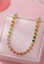 Rainbow Gemstone Necklace