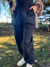 Black Athletic Jogger Jumpsuit