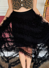 Stunner Black Tiered Skirt