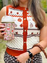 Pumpkin Sweater Vest