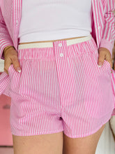 Pink Stripe Boxer Shorts