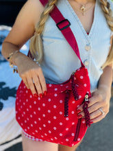 Red Polka Dot Crossbody Bag