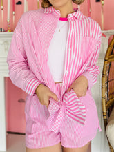 Pink Stripe Boxer Shorts