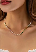 Rainbow Gemstone Necklace
