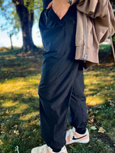 Black Athletic Jogger Jumpsuit