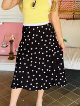 Dark Espresso Brown Polka Dot Skirt