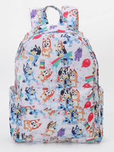 Colorful Bluey Book Bag