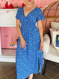 Blue Floral Dress