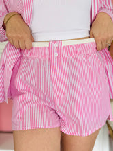 Pink Stripe Boxer Shorts