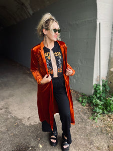 Rust Velvet Duster