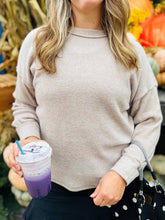 Soft Tan Long Sleeve Top