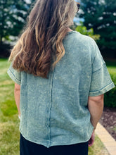 Jade Acid Wash T-Shirt