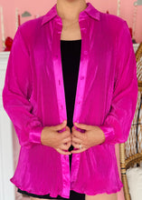 Pink Pleated Long Sleeve Top