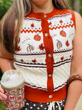 Pumpkin Sweater Vest