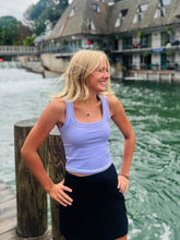 Lavender Scoop Neck Tank Top