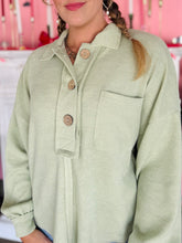 Sage Collared Knit Long Sleeve