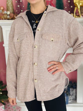 Soft Brown Waffle Shacket