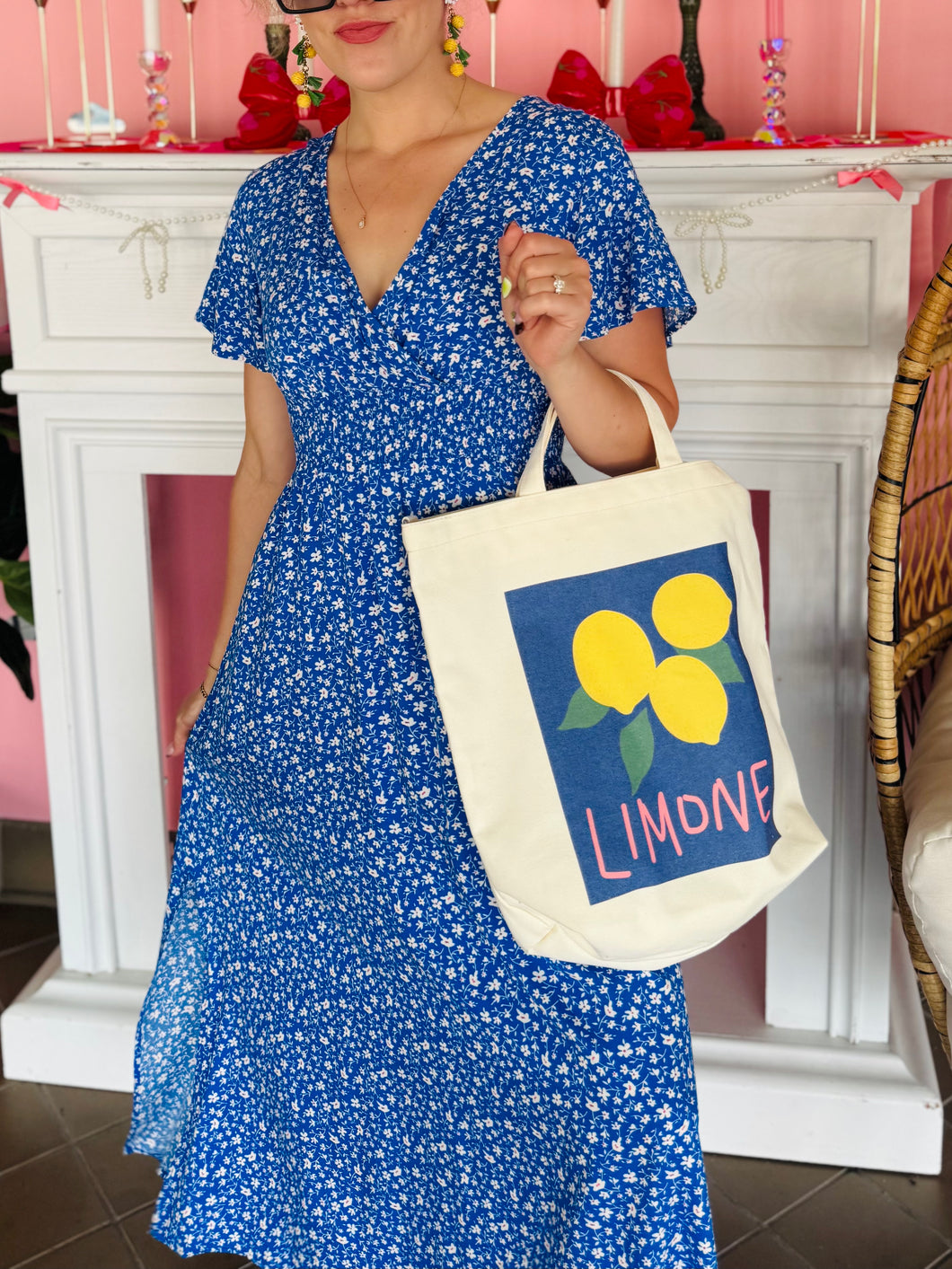 Blue Floral Dress