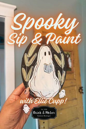 Spooky Sip & Paint Class