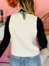 White Front Bow Sweater Vest