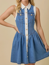 Denim Collared Dress