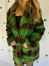 Plus Green Plaid Jacket