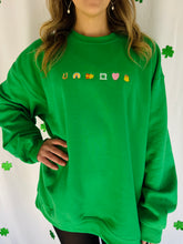 Embroidered Lucky Charms Crewneck Sweatshirt