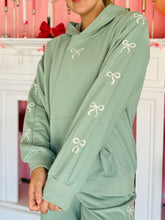 Sage Green Bow Hoodie