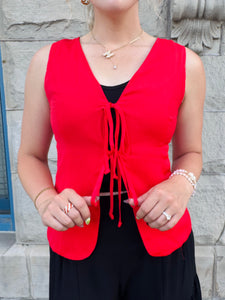 Red Tie Vest