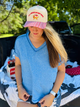 Soft Ocean Blue V-Neck Top