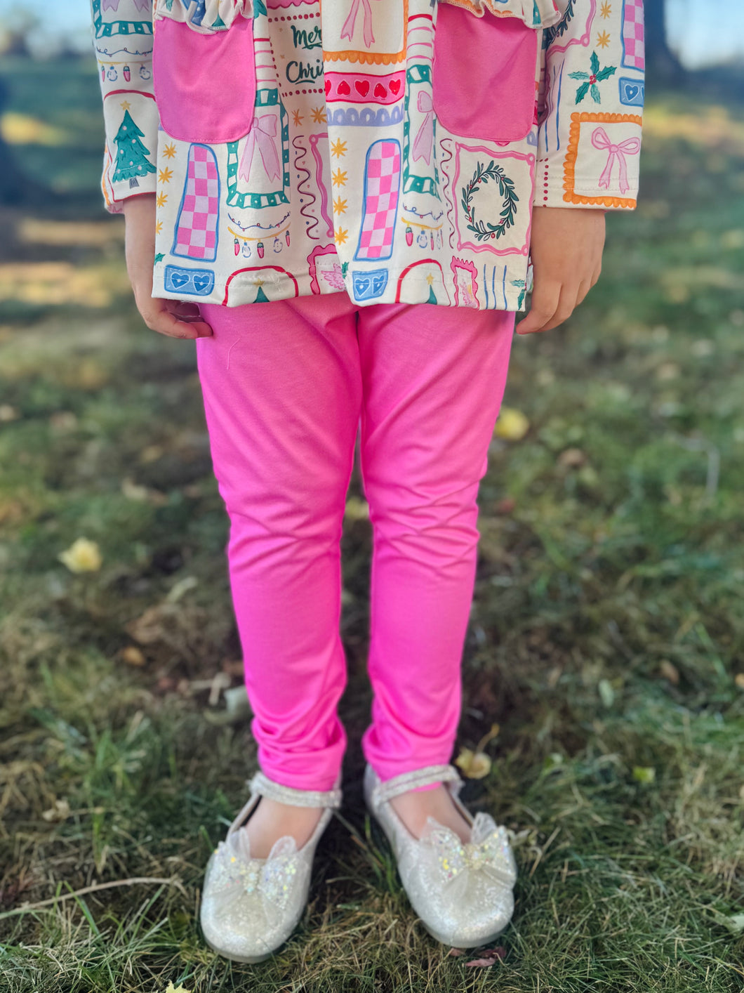Pink Kids Leggings